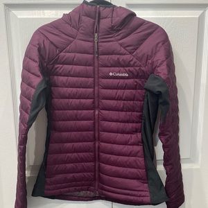 Columbia Turbowdown hooded coat, size M